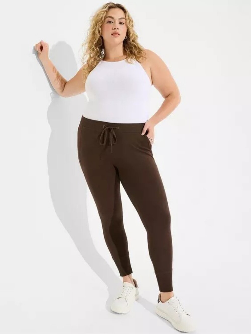 Torrid full length jogger legging brown 3x new